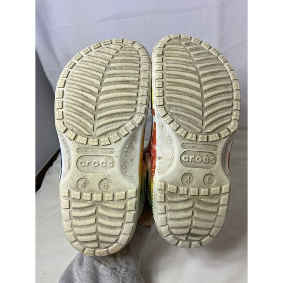 Crocs Classic Clog Tie Dye Women’s 6 Rainbow - Picture 5 of 7